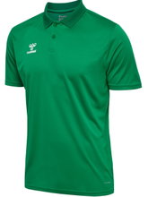 hummel Sport Polo hmlESSENTIAL (100% rec. Polyester) Short Sleeve Green Men