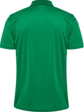 hummel Sport Polo hmlESSENTIAL (100% rec. Polyester) Short Sleeve Green Men