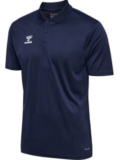 hummel Sport-Polo hmlESSENTIAL (100% rec. poliester) Krótki rękaw granatowy Mężczyźni