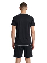 Hummel Sport Shirt hmlCORE 2.0 (recycled polyester, optimal freedom of movement) short sleeve black/white men's