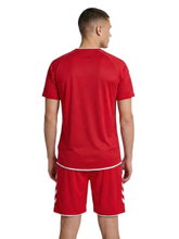 hummel Sport Shirt hmlCORE 2.0 (recycled polyester, optimal freedom of movement) short sleeve red/white men's