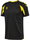hummel Sport-Shirt hmlCORE 2.0 (rec. Polyester, optimale Bewegungsfreiheit) kurzarm schwarz/gelb Herren