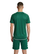 hummel Sport Shirt hmlCORE 2.0 (recycled polyester, optimal freedom of movement) short-sleeved dark green/white men's