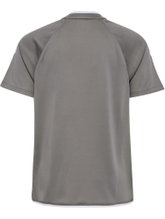 hummel Sport Shirt hmlCORE 2.0 (recycled polyester, optimal freedom of movement) short sleeve grey/white boys