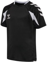 hummel Sport Shirt hmlCORE 2.0 (recycled polyester, optimal freedom of movement) short sleeve black/white boys