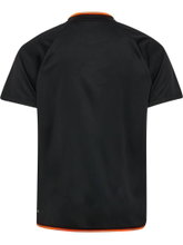 Hummel Sport Shirt hmlCORE 2.0 (recycled polyester, optimal freedom of movement) short sleeve black/orange boys