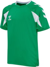 hummel Sport Shirt hmlCORE 2.0 (recycled polyester, optimal freedom of movement) short sleeve green/white boys