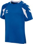 hummel Sport-Shirt hmlCORE 2.0 (rec. Polyester, optimale Bewegungsfreiheit) kurzarm blau/weiss Jungen