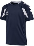 hummel Sport-Shirt hmlCORE 2.0 (rec. Polyester, optimale Bewegungsfreiheit) kurzarm marineblau/weiss Jungen
