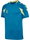 hummel Sport-Shirt hmlCORE 2.0 (rec. Polyester, optimale Bewegungsfreiheit) kurzarm blau/limegrün Jungen