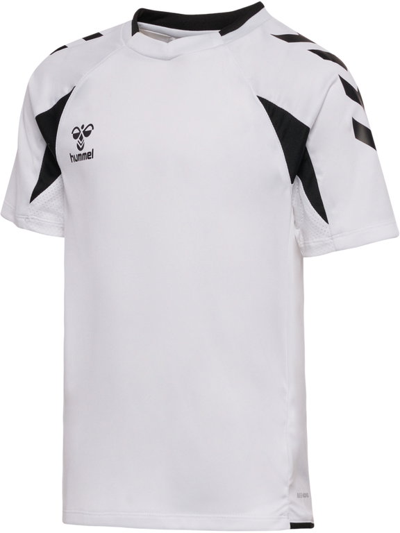 hummel Sport-Shirt hmlCORE 2.0 (rec. Polyester, optimale Bewegungsfreiheit) kurzarm weiss/schwarz Jungen