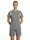 hummel Sport-Shirt hmlCORE 2.0 (rec. Polyester, optimale Bewegungsfreiheit) grau/weiss Damen