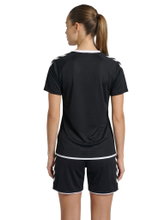 hummel Sport-Shirt hmlCORE 2.0 (rec. Polyester, optimale Bewegungsfreiheit) schwarz/weiss Damen
