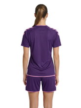 hummel Sport-Shirt hmlCORE 2.0 (rec. Polyester, optimale Bewegungsfreiheit) violet/pink Damen