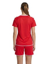 hummel Sport Shirt hmlCORE 2.0 (recycled polyester, optimal freedom of movement) red/white ladies