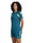 hummel Sport-Shirt hmlCORE 2.0 (rec. Polyester, optimale Bewegungsfreiheit) kurzarm blau/limegrün Damen