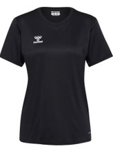 hummel Sports Shirt hmlESSENTIAL (100% recycled Polyester) Short Sleeve Black Ladies