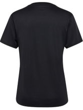 hummel Sports Shirt hmlESSENTIAL (100% recycled Polyester) Short Sleeve Black Ladies