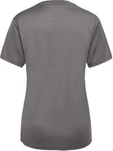 hummel Sports Shirt hmlESSENTIAL (100% recycled Polyester) Short Sleeve Dark Grey Ladies