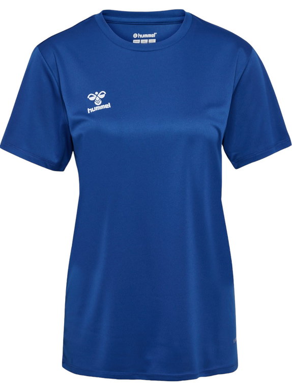 hummel Sport-Shirt hmlESSENTIAL (100% rec. Polyester) Kurzarm dunkelblau Damen