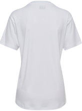 hummel Sports Shirt hmlESSENTIAL (100% recycled Polyester) Short Sleeve White Ladies