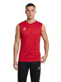 hummel Sport-Tank hmlCORE 2.0 Jersey (100% rec. Polyester) rot/weiss Herren