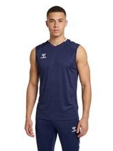 hummel Sport-Tank hmlCORE 2.0 Jersey (100% rec. Polyester) marineblau/weiss Herren