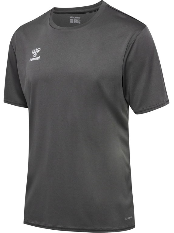 hummel Sport-Tshirt hmlESSENTIAL (100% rec. Polyester) Kurzarm dunkelgrau Kinder