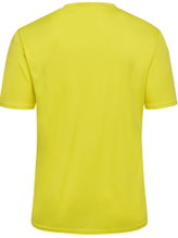 hummel Sport T-shirt hmlESSENTIAL (100% recycled Polyester) Short Sleeve Yellow Kids