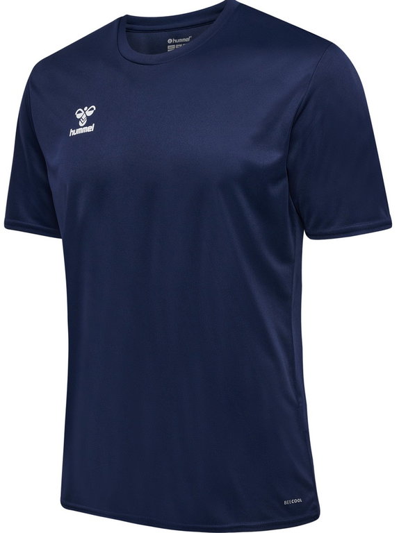 hummel Sport-Tshirt hmlESSENTIAL (100% rec. Polyester) Kurzarm marineblau Kinder