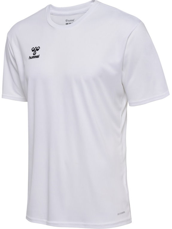 hummel Sport-Tshirt hmlESSENTIAL (100% rec. Polyester) Kurzarm weiss Kinder