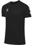 hummel Sport-Tshirt hmlGO 2.0 Chevron (Baumwolle) schwarz Herren