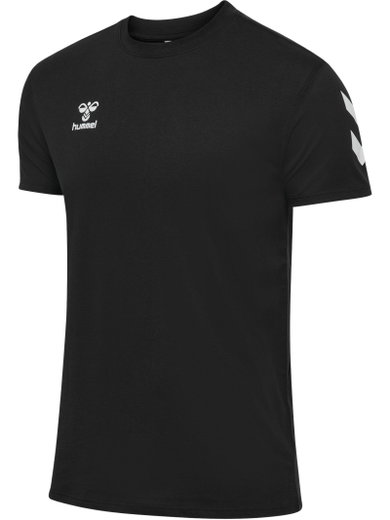 hummel Sport T-shirt hmlGO 2.0 Chevron (cotton) black men's