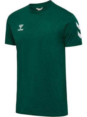 Hummel Sport T-shirt hmlGO 2.0 Chevron (Cotton) dark green Men's