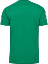 Hummel Sport T-shirt hmlGO 2.0 Chevron (cotton) green men's