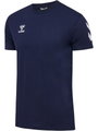 Hummel Sport T-shirt hmlGO 2.0 Chevron (cotton) navy blue men's