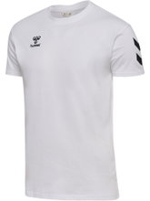 hummel Sport T-shirt hmlGO 2.0 Chevron (cotton) white men's