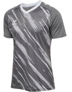 Hummel Sport T-shirt hmlMATCH Triumph Jersey (100% Polyester) steel grey/white Men's