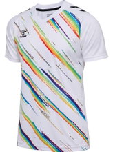 Hummel Sport T-shirt hmlMATCH Triumph Jersey (100% Polyester) white/multicoloured Men's