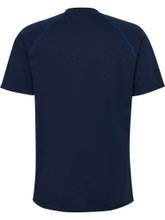 hummel Sport-Tshirt hmlMOVE 2.0 (Baaumwolle-Mischung) marineblau Herren