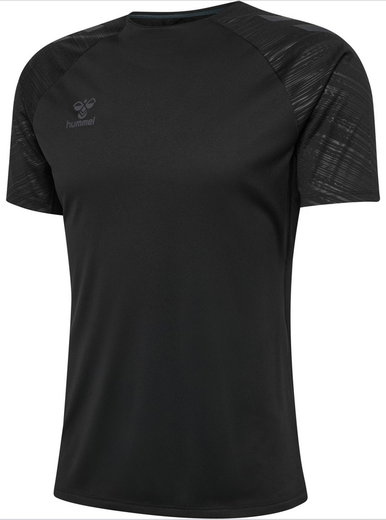 hummel Sport-Tshirt hmlPRO Training Jersey (hohe Atmungsaktivität, schnelltrocknend) schwarz Herren