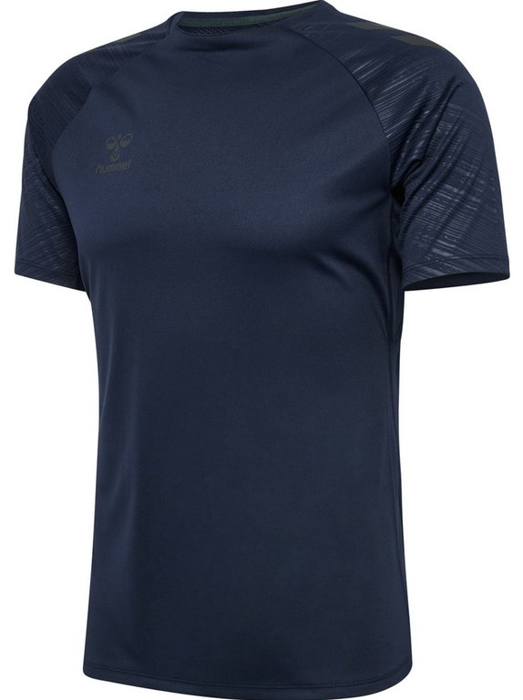 hummel Sport-Tshirt hmlPRO Training Jersey (hohe Atmungsaktivität, schnelltrocknend) marineblau Herren