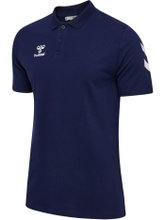 Hummel Sport/Recreation Polo hmlGO Chevron (100% Cotton) navy blue Men's