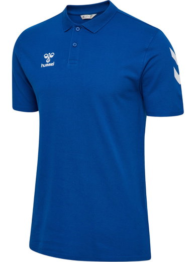 Hummel Sport/Recreation Polo hmlGO Chevron (100% Cotton) blue Men's