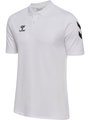 hummel Sport/Freizeit-Polo hmlGO Chevron (100% Baumwolle) weiss Herren