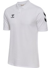 Hummel Sport/Recreation Polo hmlGO Chevron (100% Cotton) white Men's