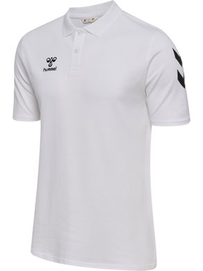 Hummel Sport/Recreation Polo hmlGO Chevron (100% Cotton) white Men's