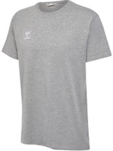 hummel Sport/Recreation T-shirt hmlGO 2.0 (Organic Cotton, Classic Design) Short Sleeve Grey Men's