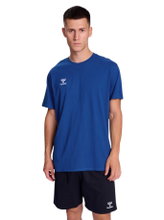 hummel Sport/Recreation T-shirt hmlGO 2.0 (Organic Cotton, Classic Design) Short Sleeve Royal Blue Men's