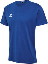 hummel Sport/Recreation T-shirt hmlGO 2.0 (Organic Cotton, Classic Design) Short Sleeve Royal Blue Men's